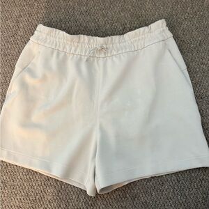 Lululemon White Athletic Shorts